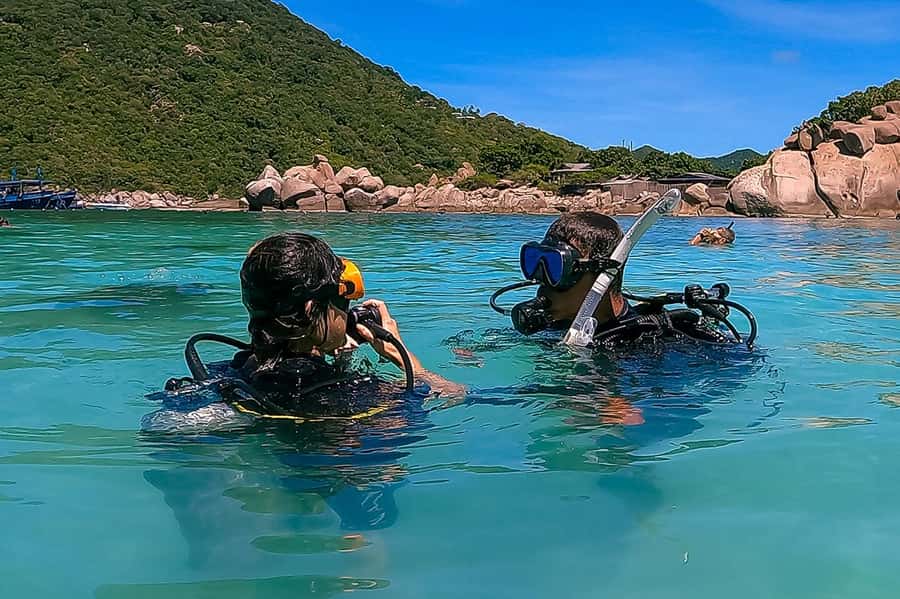 1-Day Discover Scuba Diving for Beginners in Koh Tao - The morning lesson and the first nerves