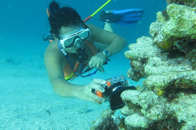 3 ADVENTURES: Sailing Catamaran Cruise - Hooka Diving - Snorkeling - How the underwater hooka activity works