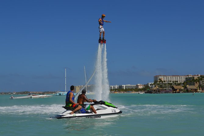 Aruba Flyboarding & Jetovator Experience: Fly Like a Bird & Dive Like a Dolphin - What the FlyBoard feels like over Aruba’s sea