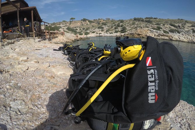 Athens Scuba Diving Experience for Certified Divers with Pickup - Preparing your equipment at Extreme Divers