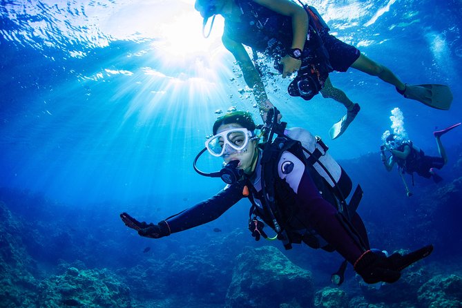Blue Cave Introductory Dive–Private Guide, Boat Tour&Free Photos - What the underwater session feels like