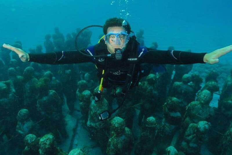 Cancun: Beginner Scuba Diving at Underwater Museum - Manchones Reef brings the natural side of the outing