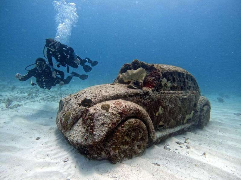 Cancun: Musa Underwater Museum & Reef Discover Scuba Diving - 8:00 AM at Aquafun Marina
