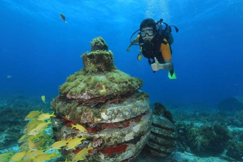 Cancun: Scuba Diving for Beginners, 2 Dives - Manchones Reef and the second ocean session