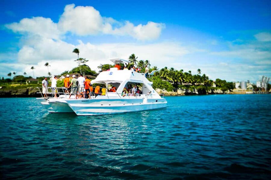 Catalina Island Scuba Diving Tour from Punta Cana - The catamaran ride to Catalina Island