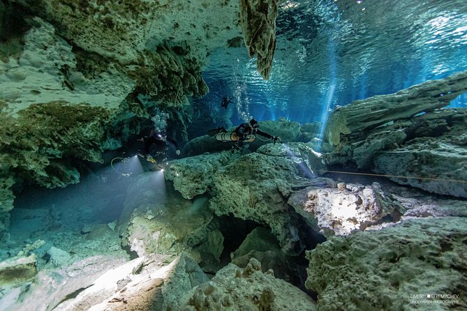 Cenotes diving Dos Ojos and The Bat Cave - Why Dos Ojos feels like two separate worlds