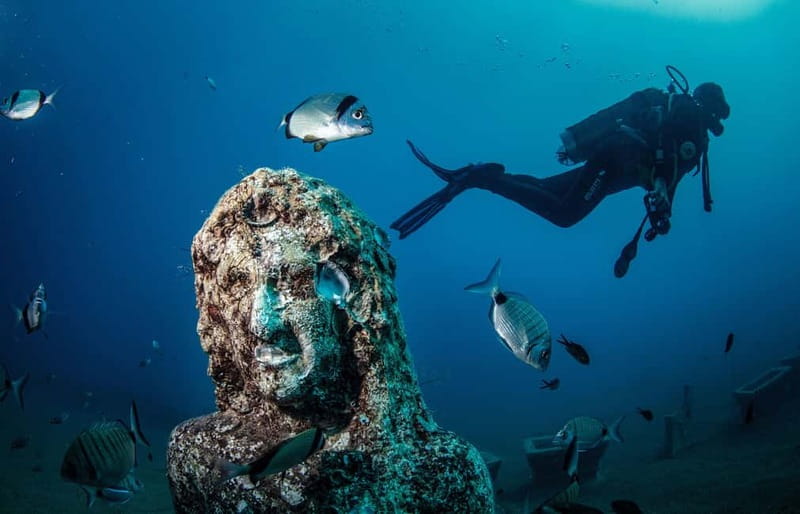 City of Side: Scuba Diving Underwater Museum with Pickup - The safety briefing, equipment, and first breaths
