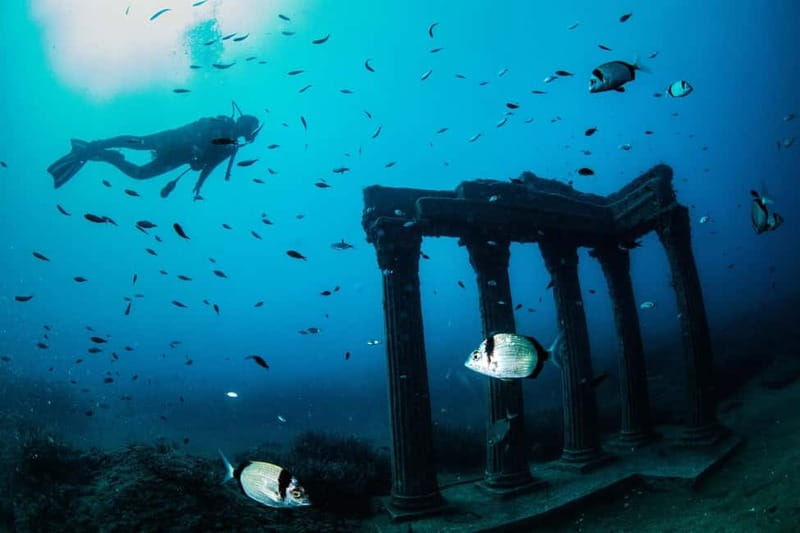 City of Side: Scuba Diving Underwater Museum with Pickup - Lunch, swimming, and time on the boat