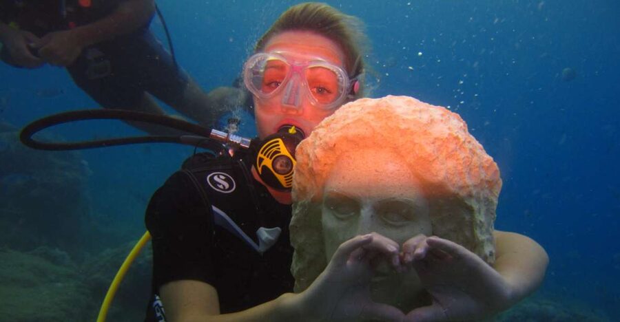 City of Side: Underwater Museum Scuba Diving Visit - The first 20-minute underwater session