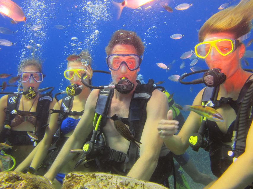 City of Side: Underwater Museum Scuba Diving Visit - The boat pause, lunch, and Mediterranean views