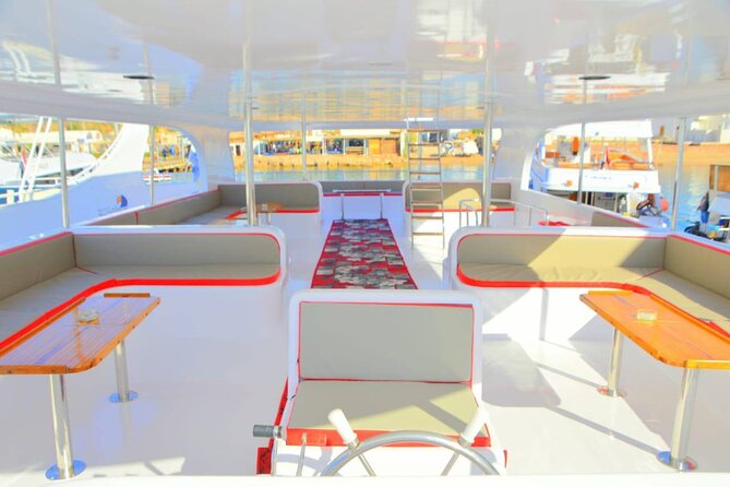 Diving And Snorkeling To Ras Mohamed And White Island By VIP Boat - Lunch, drinks, and life aboard the boat