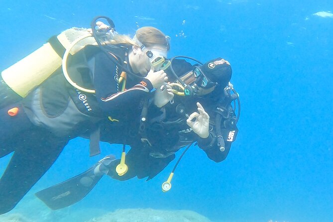 Diving baptism with cylinders (Introdive) at the Capo Carbonara Marine Protected Area - Meeting the SubAquaDive team