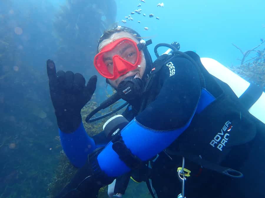 Double Boat Dive with Equipment - One hour among kelp, seaweed, and rocky reef