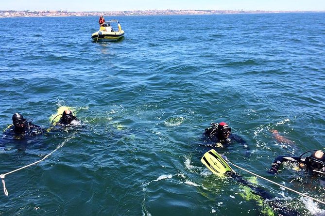 Double dive in the Algarve. Don't stop on the beach! - The briefing sets the tone for the session
