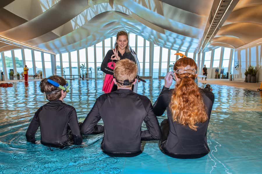 Dubai: Snorkeling at Deep Dive World's Deepest Pool - The Important Difference Between Snorkeling and Free Diving