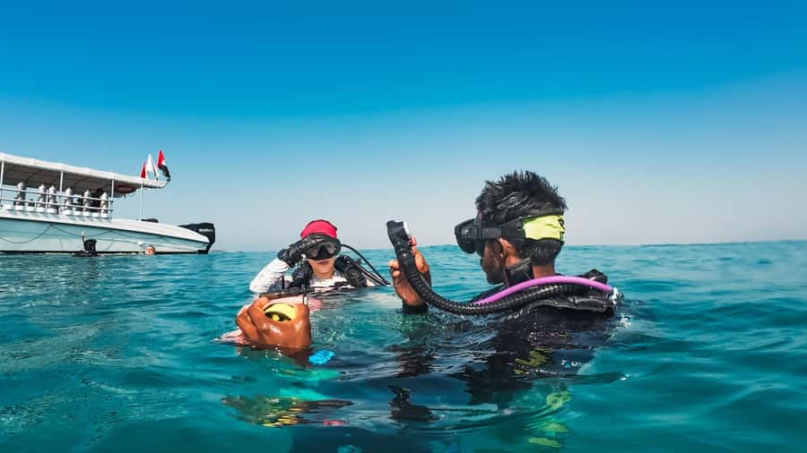 Dubai: Speedboat Scuba Diving on UAE’s Largest Diving Boat - The route from Bermuda Diving Center to Al Mina