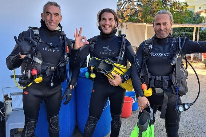 First Time Scuba Dive Adventure, Makronissos, Ayia Napa - Shallow water practice comes before the main outing