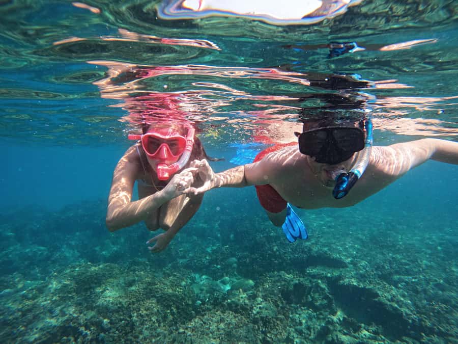 From Abu Dhabi: Scuba Dive and Snorkeling with BBQ, Transfer - Khorfakkan Amphitheatre and Waterfalls