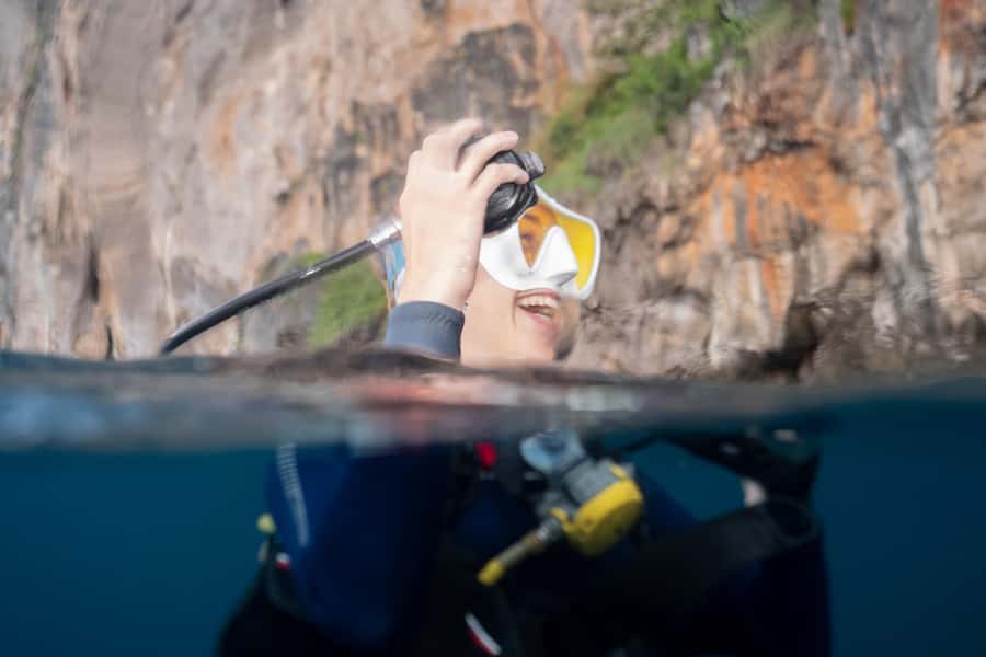 From Phi Phi: Beginner Scuba Diving Day Trip with 2 Dives - A beginner’s first look beneath Phi Phi’s reefs