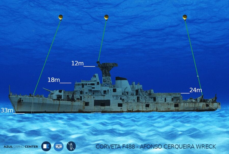 Funchal: Advanced Scuba Diving Afonso Cerqueira Wreck - What makes the Afonso Cerqueira wreck special