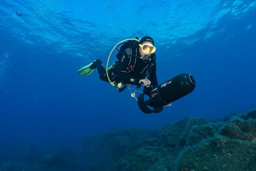 Funchal: DPV- Scooter Dive Adventure - The briefing and equipment check