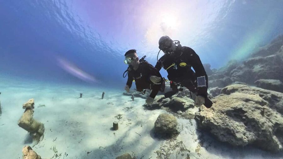 Green Bay Cyprus - Scuba diving - Guided Dive or Try Dive - The underwater sculpture park