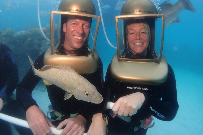 Hartley Helmet Diving in Bermuda - The guide makes the difference