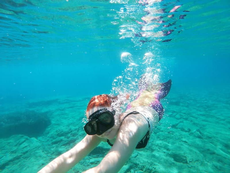 Heraklion: Boat Safari with guided snorkeling/diving tour. - The second stop at Filakes near Agia Pelagia