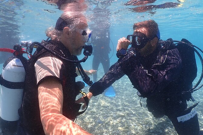 Introductory diving in small groups - What happens before you enter the water