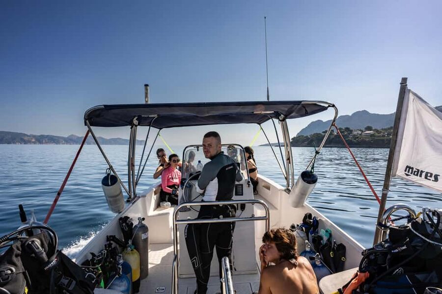 Mallorca: Scuba Dive Adventure Cap Formentor - 1 Dive (license required) - The 15-minute ride toward Cape Formentor