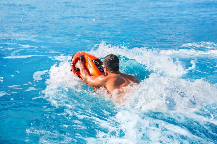 Mauritius: Seabob Diving Experience - Learning the SEABOB controls