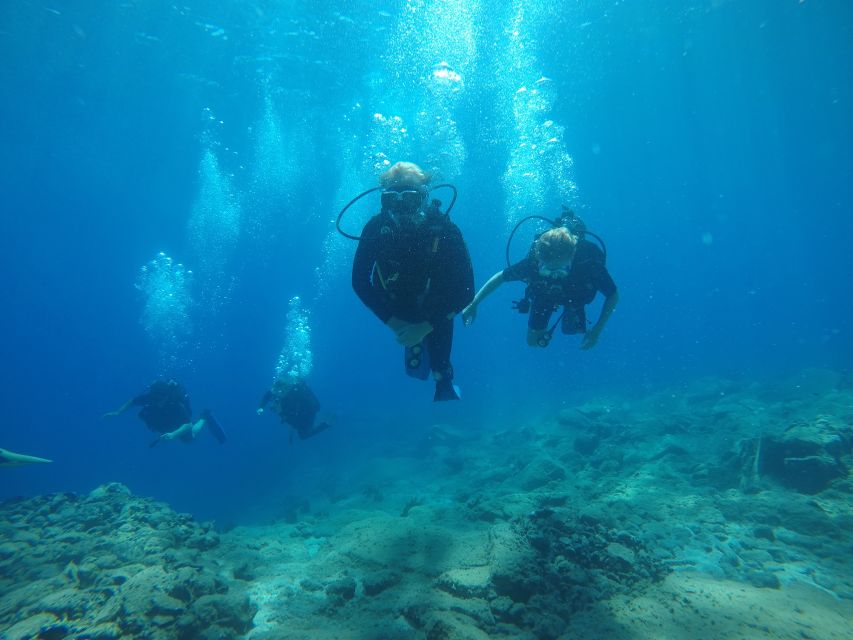 Oia: 2 Guided Scuba Dives off Santorini for Certified Divers - Reaching the Caldera by bus, car, and speedboat