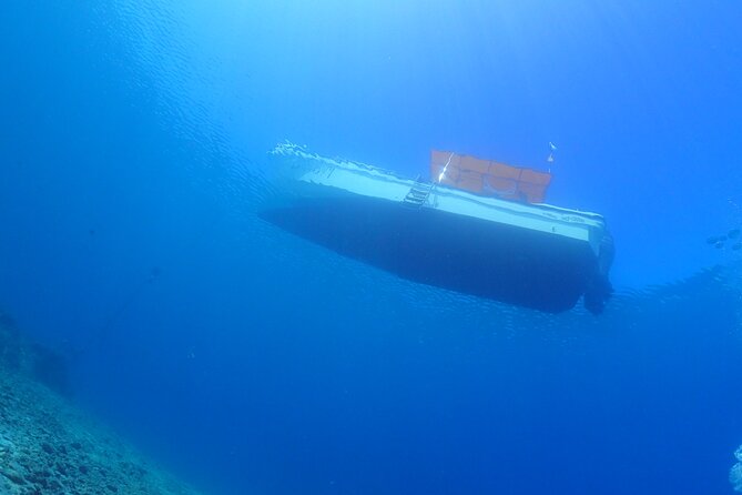 Okinawa Scuba Diving For Certified Divers (3 boat dives + Lunch) - Minna Island: coral, sand, and open views