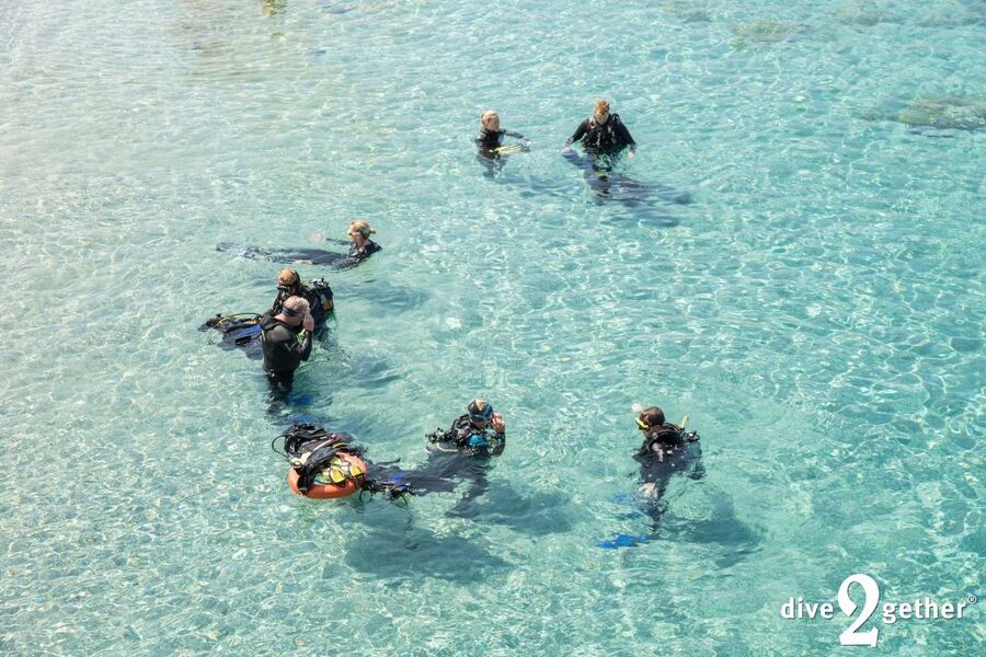 Plakias: Try Scuba Diving, private experience - from 8yrs - Learning to breathe underwater