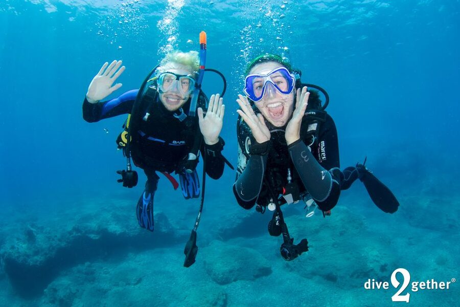 Plakias: Try Scuba Diving, private experience - from 8yrs - The safety briefing before you enter