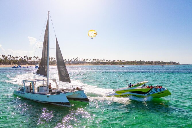 Punta Cana Party Cruise with Snorkeling, Hooka Diving and Parasailing - A four-hour Punta Cana water adventure