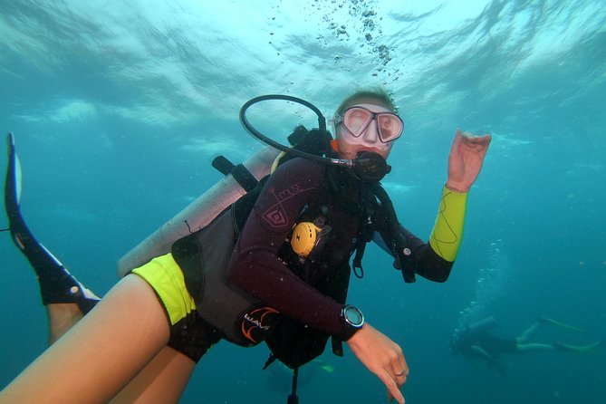 Scuba Diving at Sail Rock From Koh Phangan Certified Divers Only - First underwater session at the main pinnacle