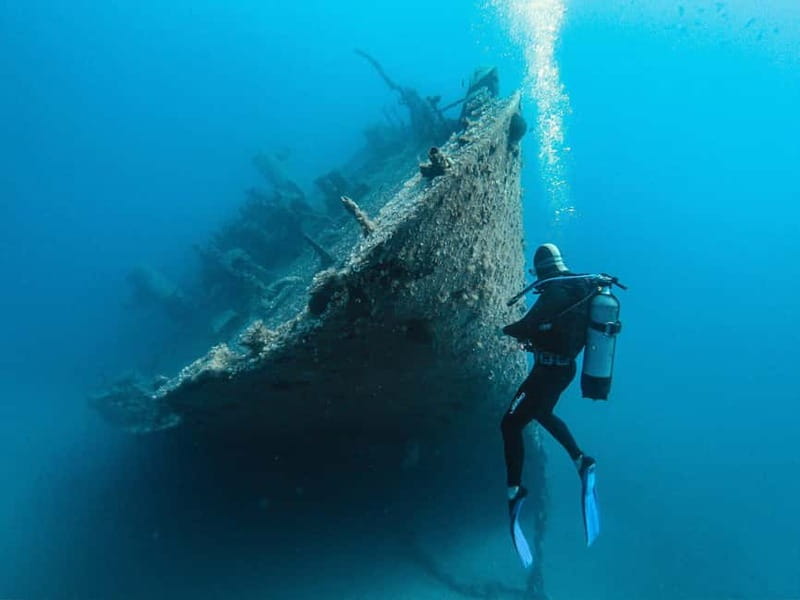Scuba Diving Beginners/Experts Pefkos Lindos Rhodes Greece - A Short Walk to a Pretty Bay