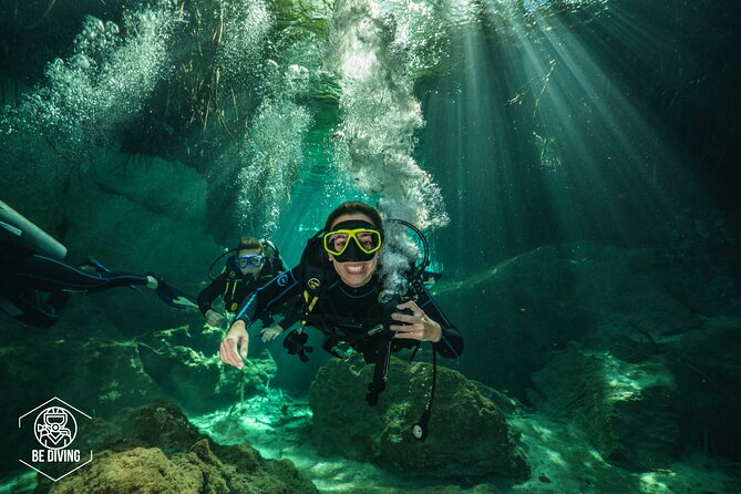 Scuba Diving in Cenotes - The first underwater session
