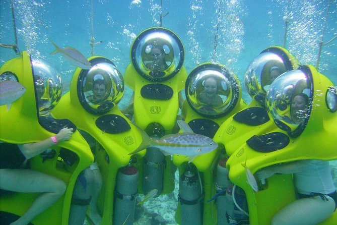 Scuba Doo Diving Experience in Punta Cana - The glass-bottom boat may be the quietest part