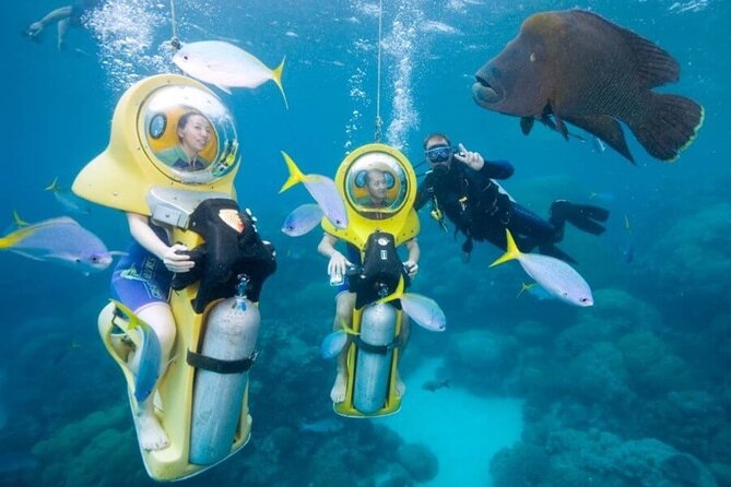 Scuba Doo Underwater Scooter in Punta Cana (Half Day) - The Scuba Doo helmet and underwater ride