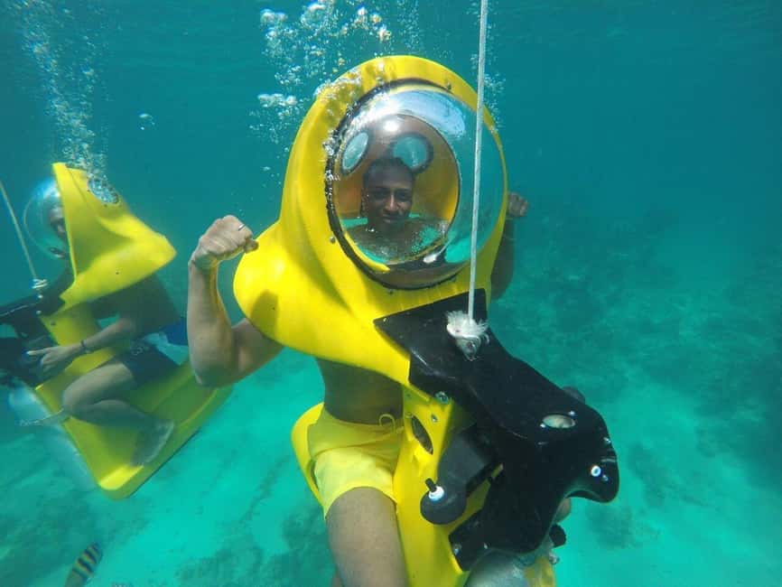 Scubadoo Punta Cana Diving Adventure - Using the Underwater Scooter