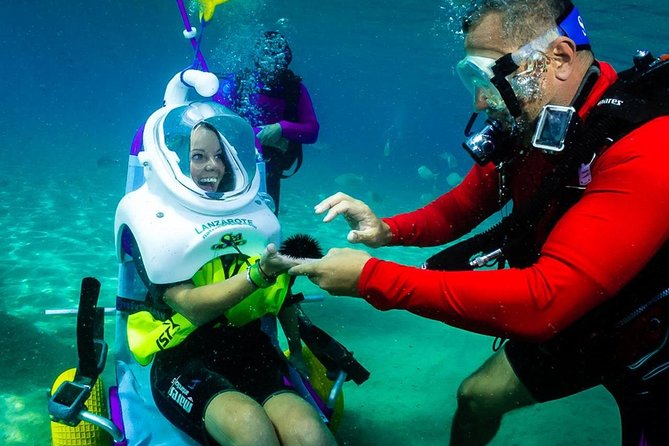 Sea Trek and Diving for handicaped people - What the underwater session is like