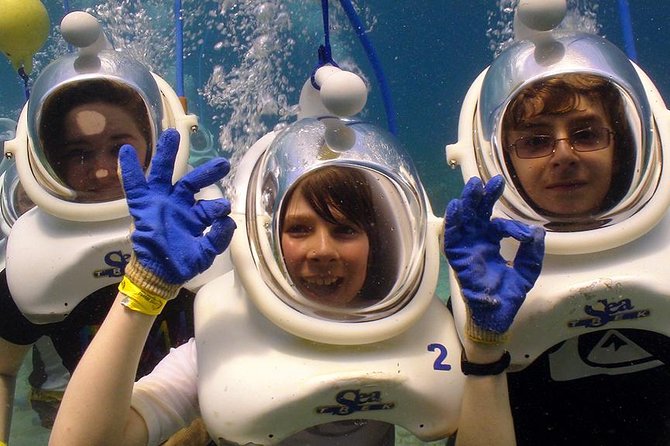 Sea Trek Helmet Dive at Coral World Ocean Park - Walking on the Caribbean Seafloor