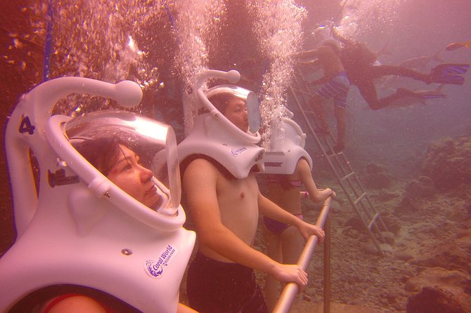Sea Trek Helmet Dive at Coral World Ocean Park - The Underwater Trail Near the Observation Tower