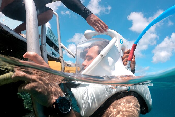 SeaTrek Underwater Helmet Diving Experience in Downtown Cozumel - Ear pressure and helmet weight are the real drawbacks