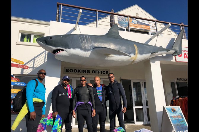 Shark Diving - Breakfast, lunch, and the wetsuit