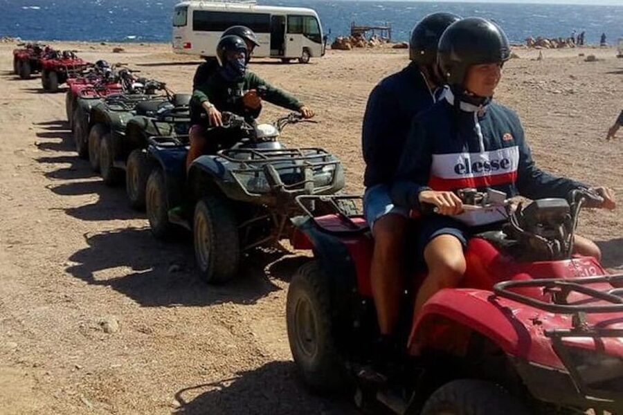 Sharm El-Sheikh: Parasailing, Camel Ride, Dive & Quad Bike - A full day that links desert and sea