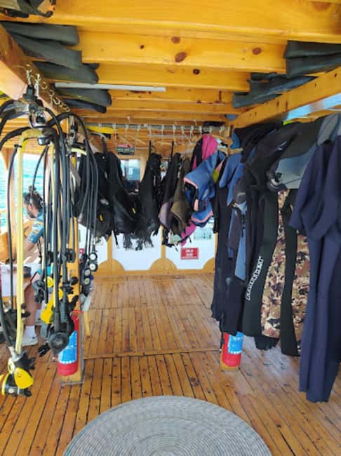 Side: Scuba Diving with Expert Diving Option - The two underwater sites