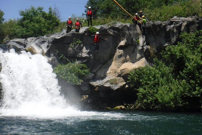 TuffAlcantara - dives, slides and lots of fun in the Alcantara river - Jumps, waterfalls, and natural slides